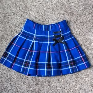 Justice plaid skort size 6 7
